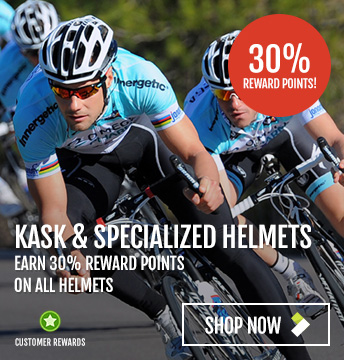 30% Reward Points On Specialized & Kask Helmets