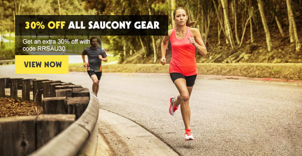 Get an extra 30% off all Saucony gear for 3 days only